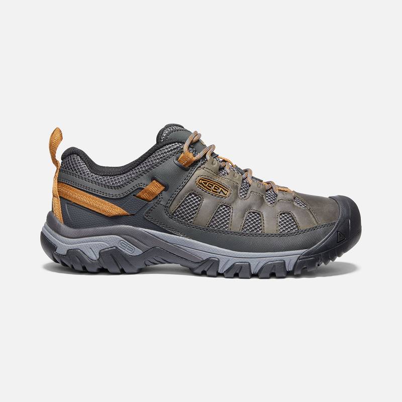 Keen Targhee Vent Wanderschuhe Herren DE-64578 Raven/Bronze Brown - Keen Herrenschuhe Grau